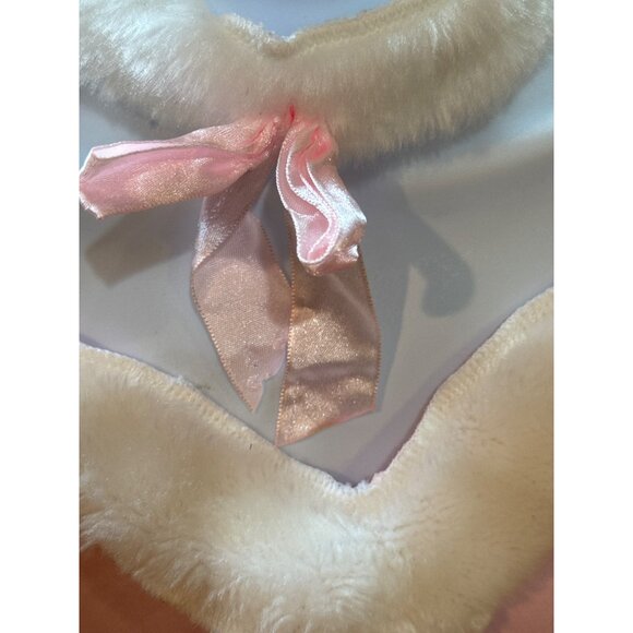 Leg Avenue Womens Pink Bunny Costume With White Faux Fur Trim M/L - Picture 12 of 12